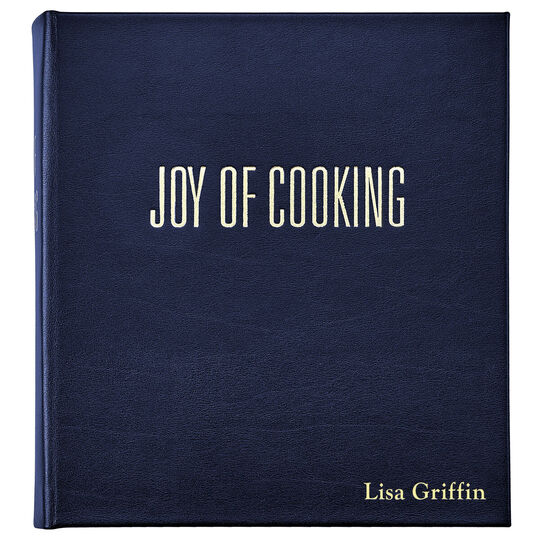 Joy of Cooking Personalized Leather Book